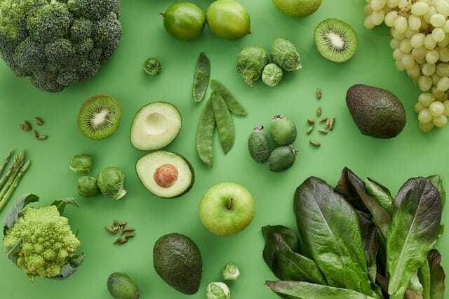 Πράσινα φρούτα και λαχανικά